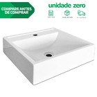 Kit 2 Cubas De Apoio Para Banheiro Pia Sobrepor 40x37cm Ônix