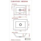 Kit 2 Cubas De Apoio Para Banheiro Rt45 Messina Compace Branco