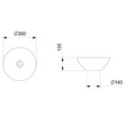 Kit 2 Cubas De Apoio Redonda Sem Mesa 350 Platinum P1 Incepa