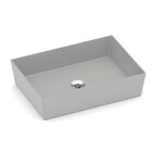 Kit 2 Cubas De Apoio Retangular Sem Mesa 510x360 Platinum P7