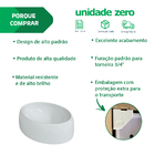 Kit 2 Cubas De Apoio Sobrepor Banheiro Oval 39x29cm Ágata