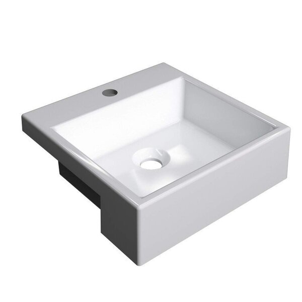 Kit 2 Cubas De Semi Encaixe Para Banheiro Xq355 Quadrada Comp