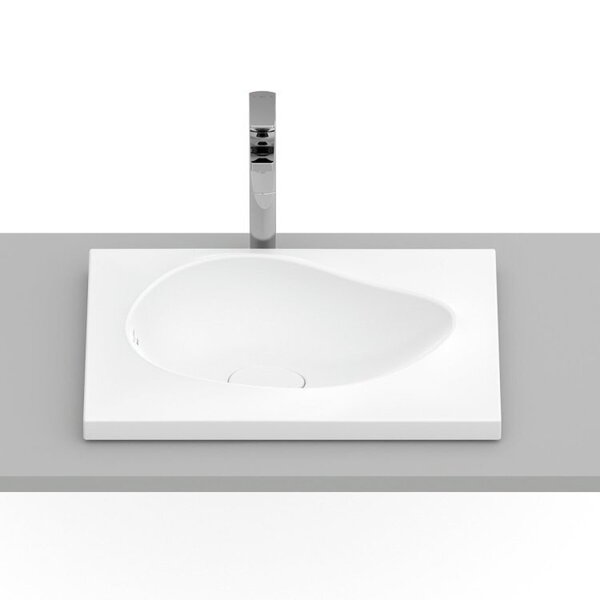 Kit 2 Cubas De Sobrepor 62x44,5cm Ruy Ohtake Roca Blanco Mate