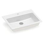 Kit 2 Cubas De Sobrepor Com Mesa 55x42cm Optica Pq55 Roca Bra