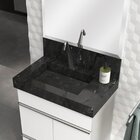 Kit 2 Cubas Esculpidas Em Porcelanato Slim Para Banheiro 60cm