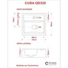 Kit 2 Cubas Para Banheiro Q32w Compace Preto