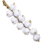 Kit 2 Decoração Trança De Alhos Artificial Artesanal De 32cm