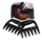 Kit 2 Desfiador Cortador Carne Garfo Garra Urso Churrasco Fra