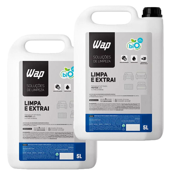 Kit 2 Detergentes Concentrados Extratora Ph Neutro Fragrância