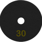 Kit 2 Disco Lixa Polimento Úmido Mármore 10 Cm Grão 30