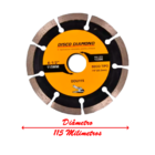 Kit 2 Disco Serra Circular Lâmina 115mm Mármore Concreto