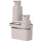 Kit 2 Dispensers 500ml Sabonete Líquido Sabão Organizador Par