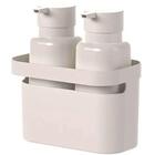 Kit 2 Dispensers 500ml Sabonete Líquido Sabão Organizador Par