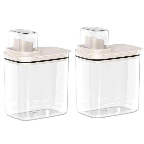 Kit 2 Dispensers Para Amaciante E Sabão Líquido 1,5l Flow Beg