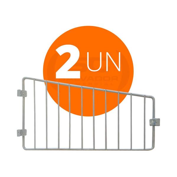 Kit - 2 Divisórias Para Cestos 30cm Branco New Plus - Sa Gônd