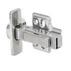 Kit 2 Dobradiça Easy TN Click Slow Inox Curv C