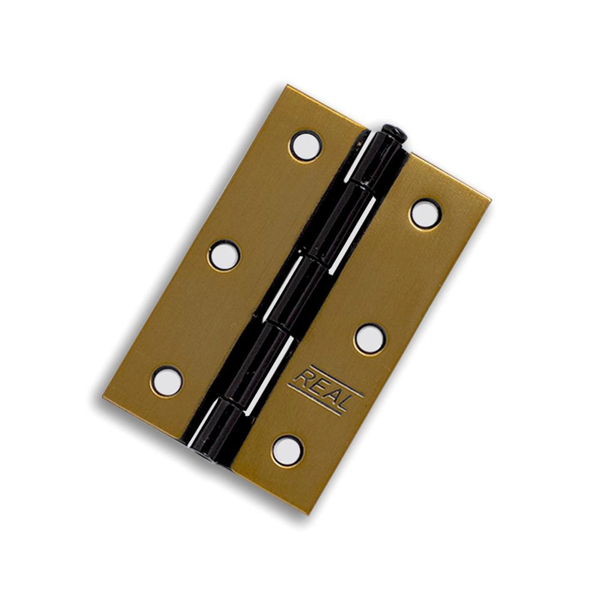 Kit 2 Dobradiça F.l.o. Porta / Janela Pino Solto Real 3,5"