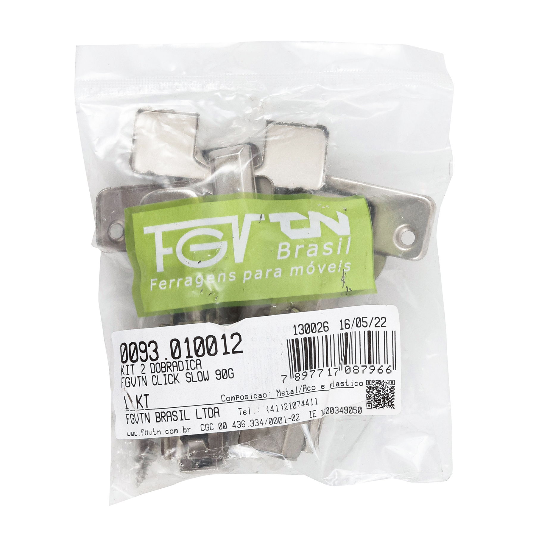Kit 2 Dobradiça Fgvtn Click Slow 90G Com | Leroy Merlin