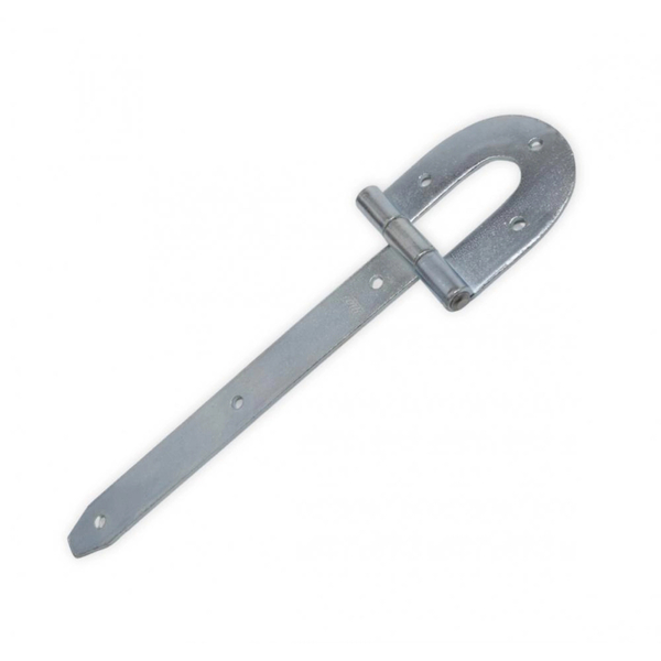 Kit 2 Dobradiça Porteira Ferradura 10" Zincada - Loth