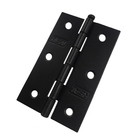 Kit 2 Dobradiça Preta Porta / Janela Pino Solto Real 2,5"