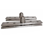 Kit 2 Dobradiças Pino Pivotante Aço Inox Porta Giratória 360°