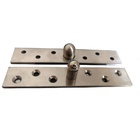 Kit 2 Dobradiças Pino Pivotante Aço Inox Porta Giratória 360°