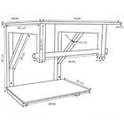 Kit 2 Em 1 Gabinete C/cuba Quadrada Vermelho Cereja+torneira