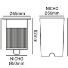 Kit 2 Embutido De Solo 4.5w 3000k Ip67 Bivolt Preto