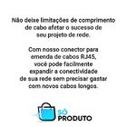 Kit 2 Emendas De Rede Rj45