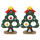 Kit 2 Enfeite De Madeira Arvore De Natal