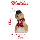 Kit 2 Enfeites Cachorro Pendente Decoração Natal Isopor 15cm