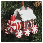 Kit 2 Enfeites Pendentes Para Árvore De Natal Trem Iluminado