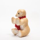 Kit 2 Enfeites Urso Pendente Decoração Natal Em Isopor 18cm