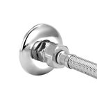 Kit 2 Engates Mangueira Flexível Trançado Aço Inox 40cm Par