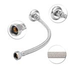 Kit 2 Engates Mangueira Flexível Trançado Aço Inox 40cm Par D