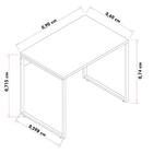 Kit 2 Escrivaninhas Mesas De Escritório Industrial Branco