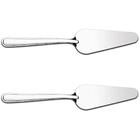 Kit 2 Espátulas Para Cortar Bolo Pá Cortador De Fatia Pizza I
