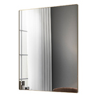 Kit 2 Espelhos Decorativos Retangular Liss 90x60cm Moldura Em