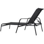 Kit 2 Espreguiçadeira Em Alumínio E Tela Sling Modelo Reto +