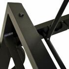 Kit 2 Espreguiçadeira Gaivota Com Rodas Maiores + Mesa Latera