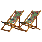 Kit 2 Espreguiçadeira Preguiçosa Dobrável Mel Sb-arara