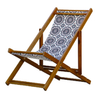 Kit 2 Espreguiçadeira Preguiçosa Dobrável Mel Sb-mandala