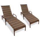 Kit 2 Espreguiçadeiras Área Externa, Catar Fibra Sintética Ar