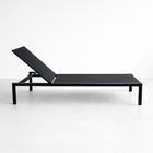 Kit 2 Espreguiçadeiras Cayman + Mesinha Lateral - Preto