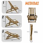 Kit 2 Espreguiçadeiras De Madeira Com Mesinha/banquinho Multi