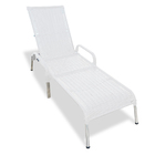 Kit 2 Espreguiçadeiras Em Alumínio Com Regulagem Madrid Branco