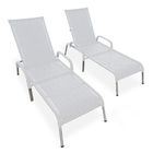 Kit 2 Espreguiçadeiras Em Alumínio Com Regulagem Madrid Branco