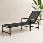 Kit 2 Espreguiçadeiras Em Alumínio E Tela Sling + Mesinha! -