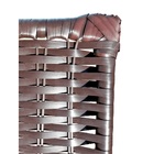 Kit 2 Espreguiçadeiras Junco Marrom Piscina E Praia Premium