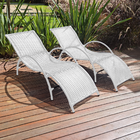 Kit 2 Espreguiçadeiras Piscina Fibra Sintética Copacabana Bra